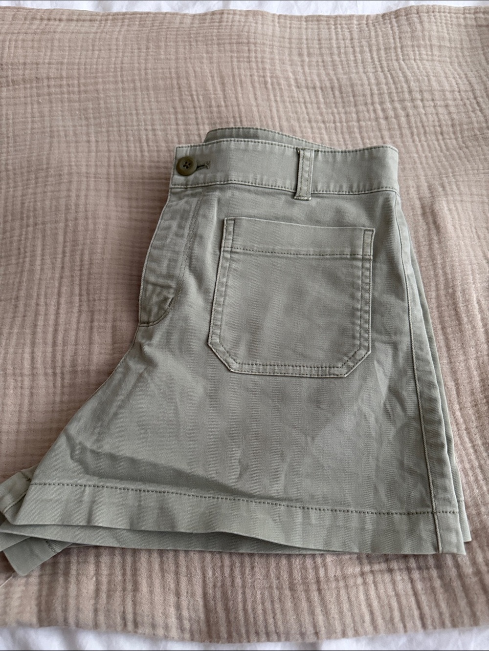 J. Crew Light Sage Utility Shorts